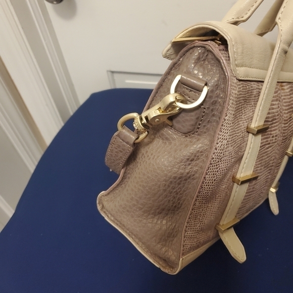 Botkier Eden Embossed Satchel/Shoulder Bag Leather Classic - Picture 5 of 14